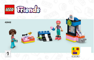 Rokasgrāmata Lego set 42662 Friends Frizētava un piederumu veikals