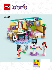 Käyttöohje Lego set 42647 Friends Paisleyn huone