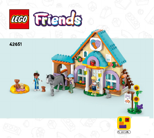 사용 설명서 레고 set 42651 프렌즈 동물 병원