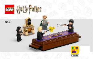 Manual Lego set 76441 Harry Potter Castelul Hogwarts: Clubul dueliștilor