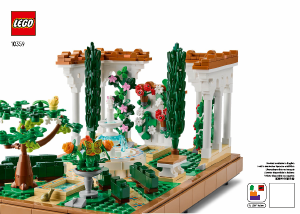 Brugsanvisning Lego set 10359 Icons Have med springvand
