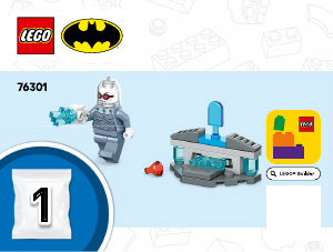 Kullanım kılavuzu Lego set 76301 Super Heroes Batman ve Batmobile, Mr. Freeze’e Karşı
