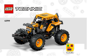 Mode d’emploi Lego set 42199 Technic Monster Jam DIGatron à rétrofriction