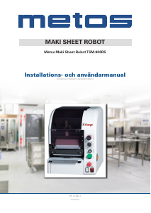 Bruksanvisning Metos TSM-900RS Sushimaskin