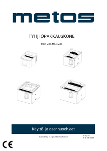 Käyttöohje Metos MX5 Tyhjiöpakkauslaite