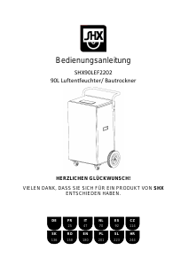 Instrukcja SHX SHX90LEF2202 Osuszacz