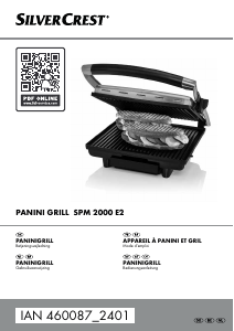 Brugsanvisning SilverCrest IAN 460087 Kontaktgrill