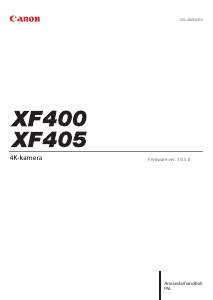 Bruksanvisning Canon XF405 Videokamera