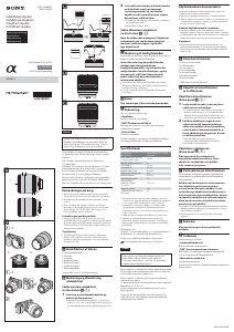 Käyttöohje Sony SEL2870 Kameranlinssi