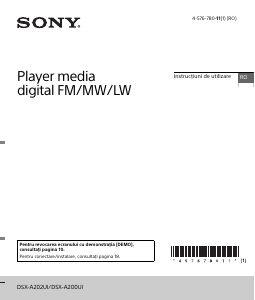 Manual Sony DSX-A202UI Player auto