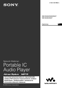 Käyttöohje Sony NW-E307 Walkman MP3-soitin