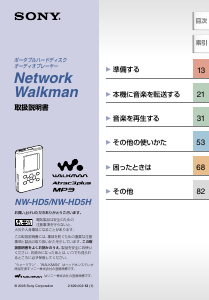 Manual de uso Sony NW-HD5 Walkman Reproductor de Mp3