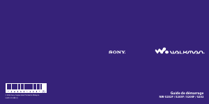 Mode d’emploi Sony NW-S203F Walkman Lecteur Mp3