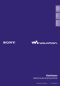 Käyttöohje Sony NWZ-B143 Walkman MP3-soitin
