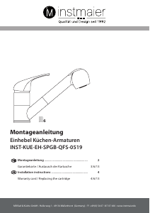 Bedienungsanleitung Instmaier INST-KUE-EH-SPGB-QFS-0519 Wasserhahn
