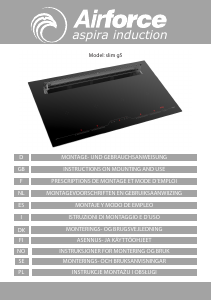 Mode d’emploi Eico Slim G5 Table de cuisson