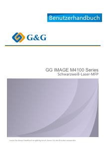 Bedienungsanleitung G&G M4100DN Multifunktionsdrucker