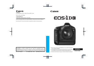 Manual de uso Canon EOS 1D C Cámara digital