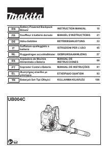 Mode d’emploi Makita UB004C Souffleur