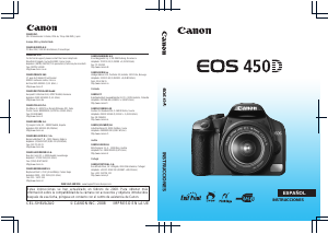 Manual de uso Canon EOS 450D Cámara digital