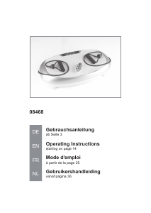 Bedienungsanleitung Vitalmaxx 08468 Vibrationsplatte