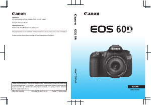 Käyttöohje Canon EOS 60D Digitaalikamera