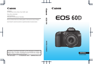 Manual de uso Canon EOS 60D Cámara digital