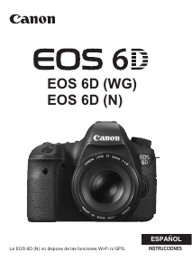 Manual de uso Canon EOS 6D Cámara digital