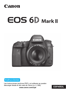 Manual de uso Canon EOS 6D Mark II Cámara digital