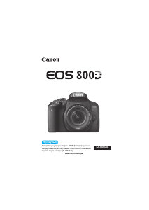 Руководство Canon EOS 800D Цифровая камера