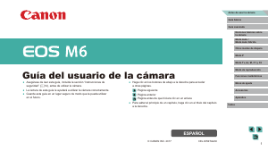 Manual de uso Canon EOS M6 Cámara digital