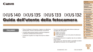 Manuale Canon IXUS 135 Fotocamera digitale