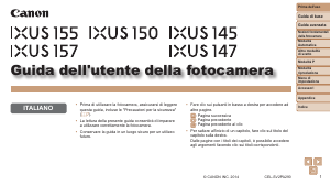 Manuale Canon IXUS 157 Fotocamera digitale