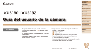 Manual de uso Canon IXUS 180 Cámara digital
