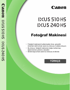 Kullanım kılavuzu Canon IXUS 240 HS Dijital kamera