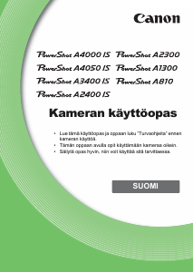 Käyttöohje Canon PowerShot A1300 Digitaalikamera