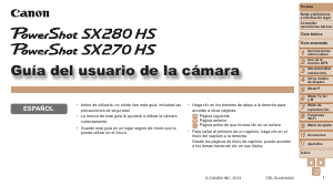 Manual de uso Canon PowerShot SX270 HS Cámara digital
