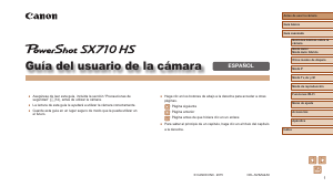 Manual de uso Canon PowerShot SX710 HS Cámara digital