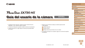 Manual de uso Canon PowerShot SX730 HS Cámara digital