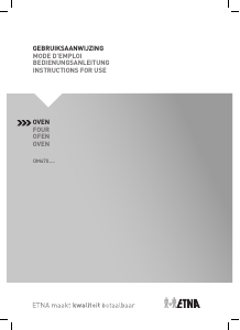 Mode d’emploi ETNA OM670MZ Four