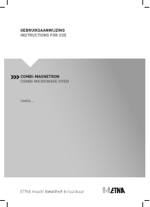 Manual ETNA CM250RVS Oven