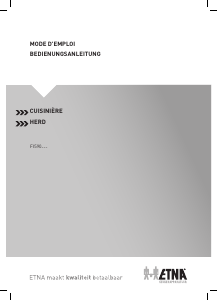Bedienungsanleitung ETNA FI590RVS Herd