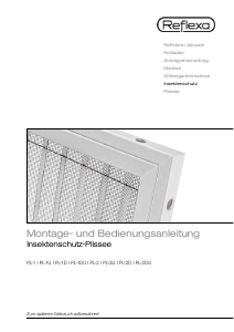 Bedienungsanleitung Reflexa PL-2U Fliegengitter