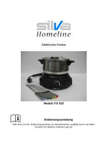 Bedienungsanleitung Silva FO 810 Fondue