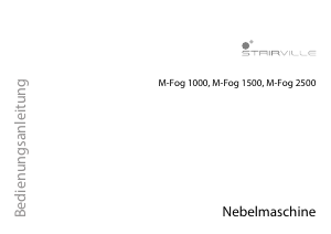 Bedienungsanleitung Stairville M-Fog 2500 Nebelmaschine