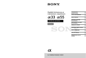 Rokasgrāmata Sony Alpha SLT-A55VY Digitālā kamera