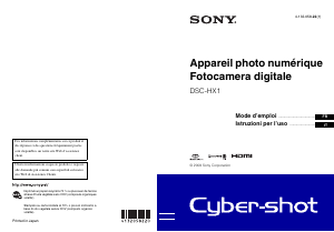 Manuale Sony Cyber-shot DSC-HX1 Fotocamera digitale