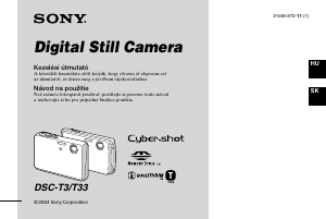 Návod Sony Cyber-shot DSC-T33 Digitálna kamera
