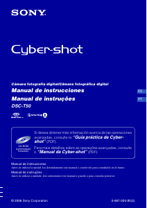 Manual de uso Sony Cyber-shot DSC-T50 Cámara digital