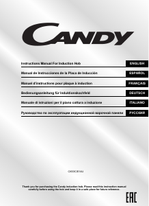 Mode d’emploi Candy CI633C/E14U Table de cuisson